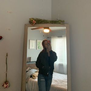 green ashley by 26 international outerwear bomber jacket, size M